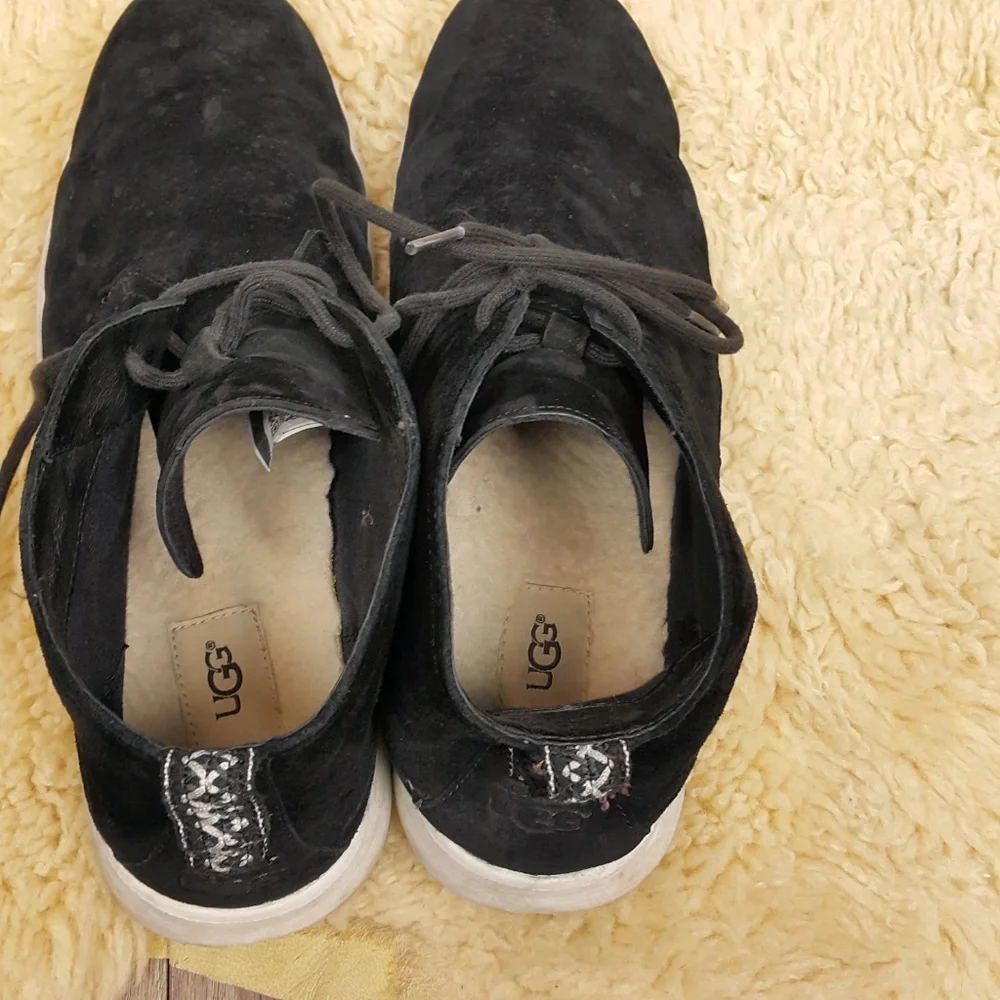 UGG black suede